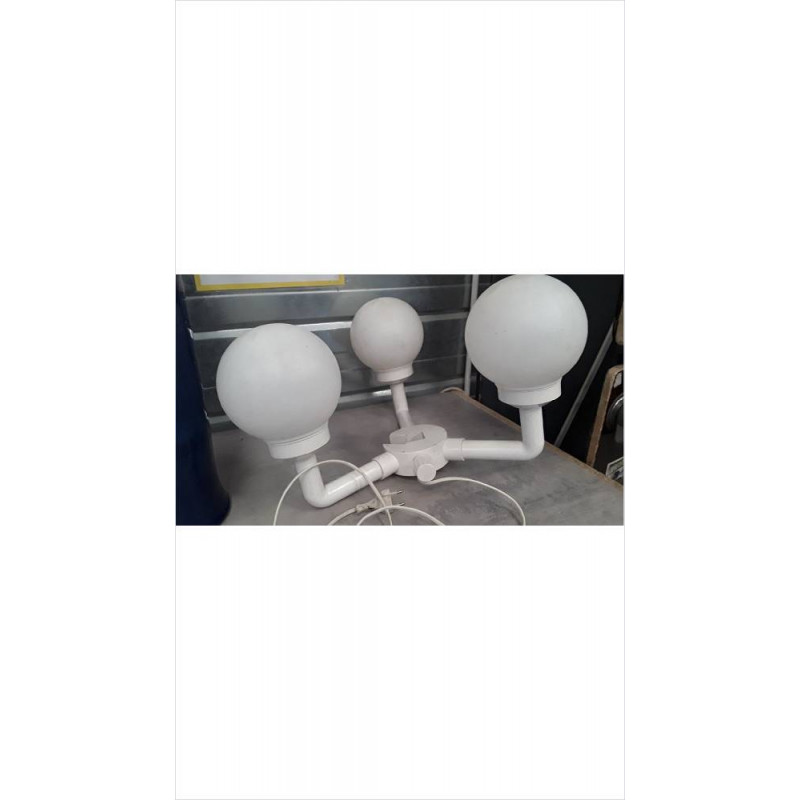 LUMINAIRE 3 BOULES POUR PARASOL 