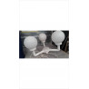 LUMINAIRE 3 BOULES POUR PARASOL 