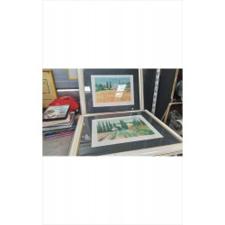 CADRE LITHOGRAPHIE SIGNEE...