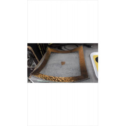 PLATEAU CARRE VERRE  GM DORE