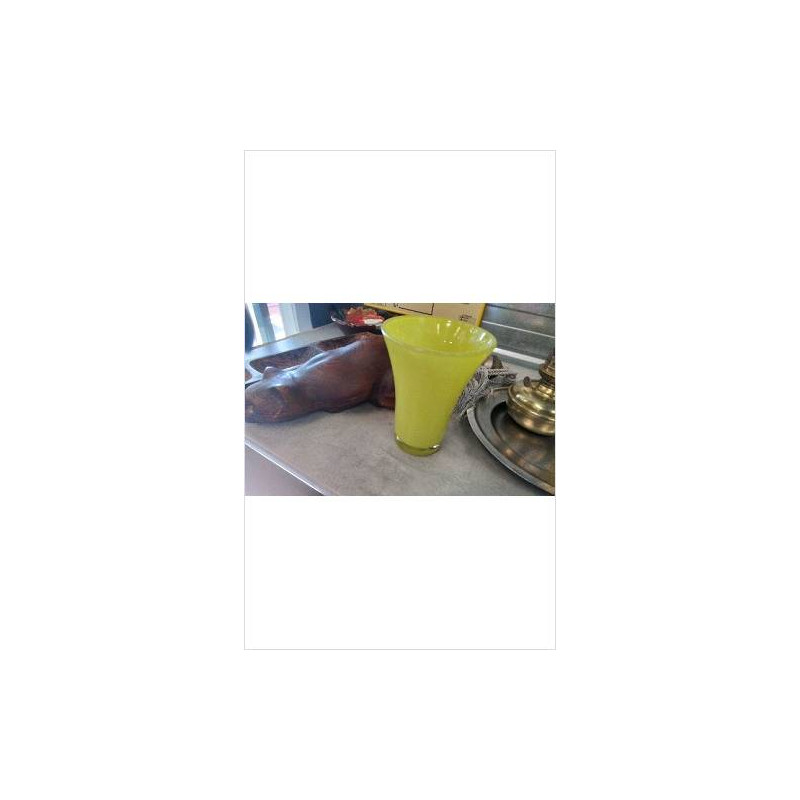 VASE VERRE VERT