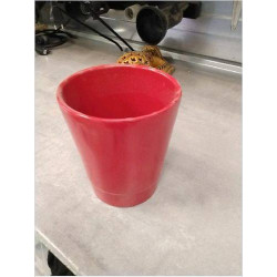 CACHE POT ROUGE 