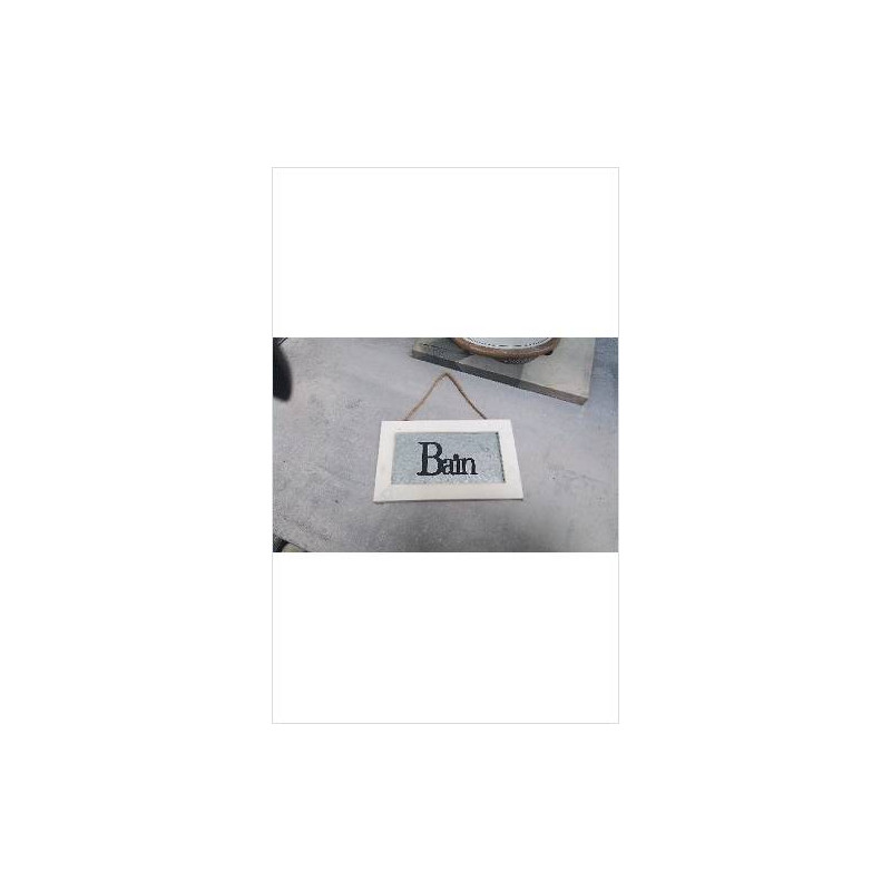 PLAQUE BAIN