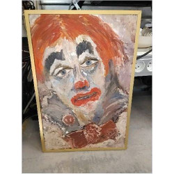 TABLEAU CLOWN TRISTE 