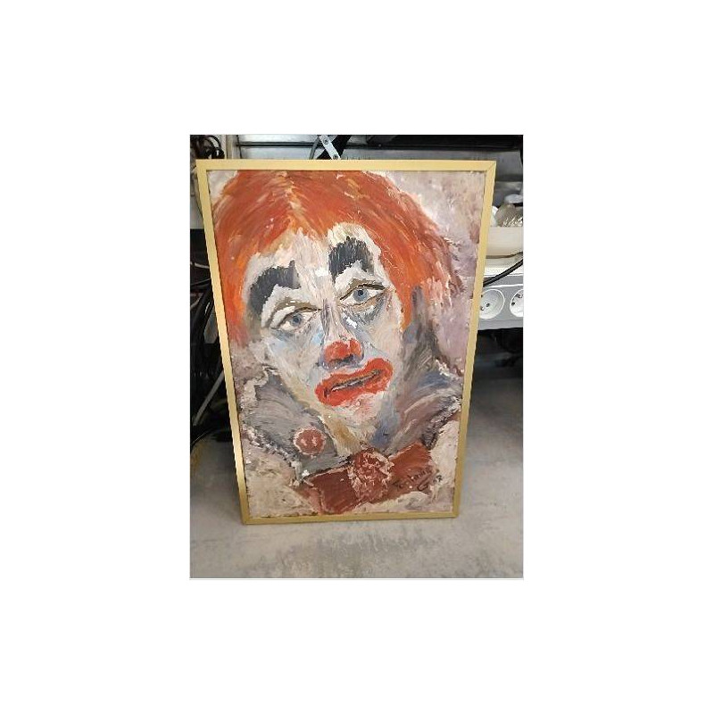 TABLEAU CLOWN TRISTE 
