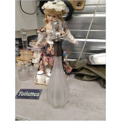BOUTEILLE VERRE + METAL 