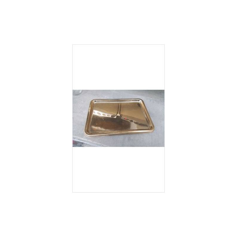 PLATEAU PLASTIQUE DORE 