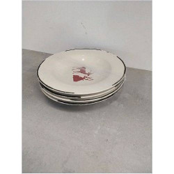 ASSIETTES CREUSES X4 