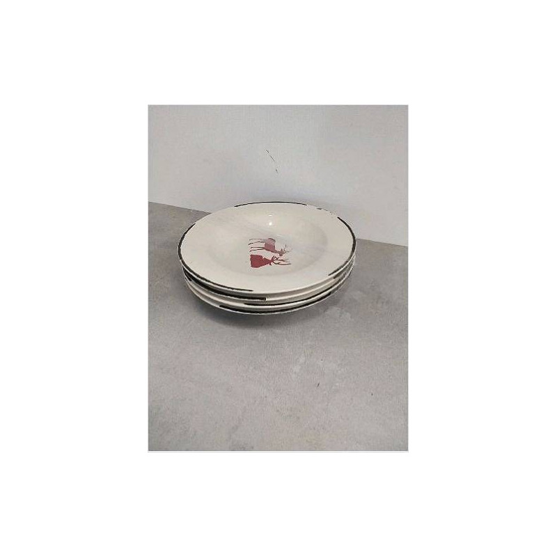 ASSIETTES CREUSES X4 