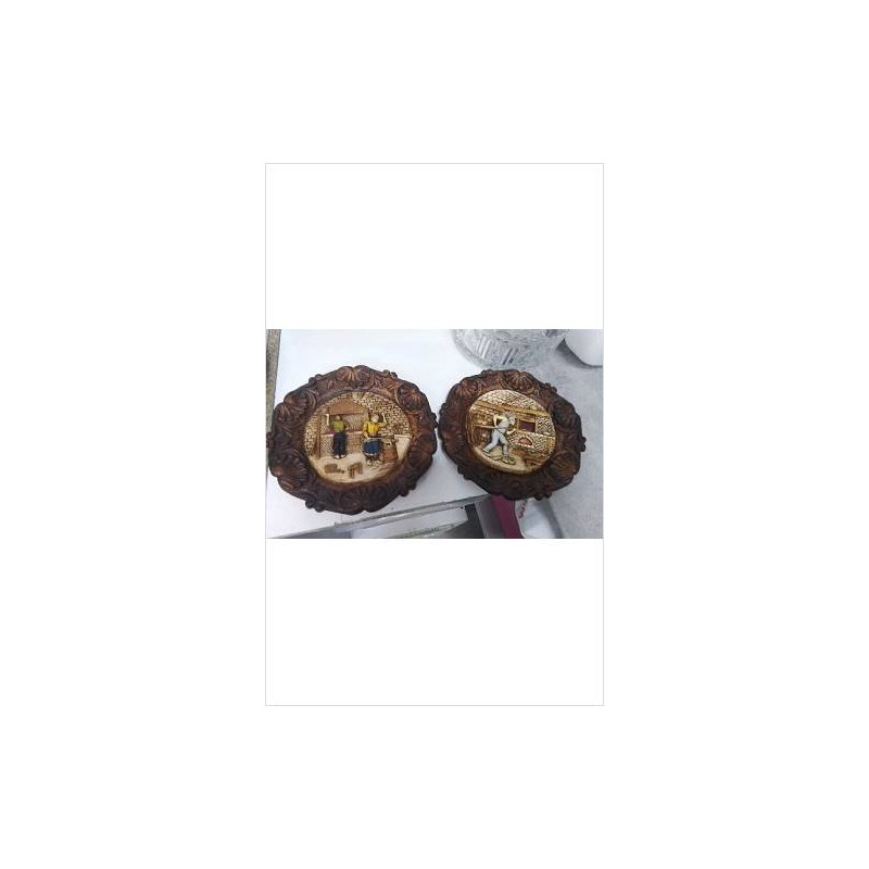 ASSIETTE DECO BOIS 