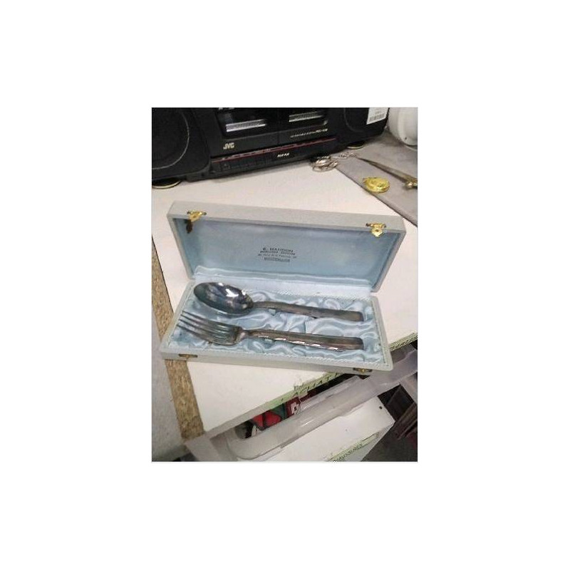 COUVERTS METAL ARGENTE 