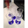 VERRE A PIED BLEU LE LOT