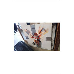 TOILE PEINTE 100X100