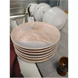 ASSIETTES A FONDUE ROSES