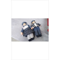 PERSONNAGES TISSU X2 