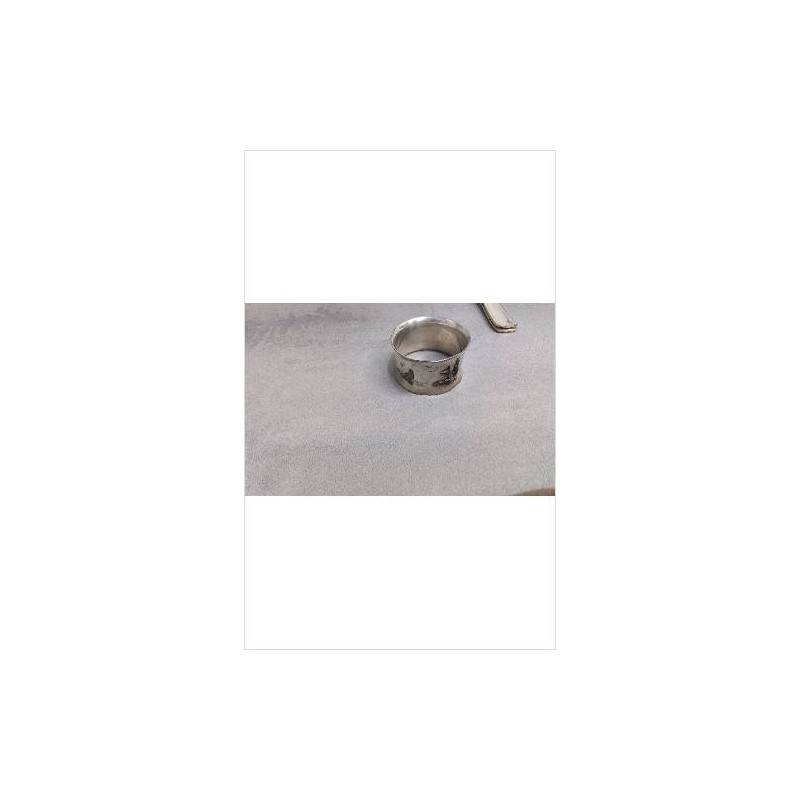 ROND DE SERVIETTE METAL ARGENTE 