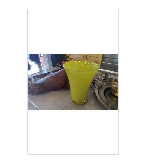 VASE VERRE VERT