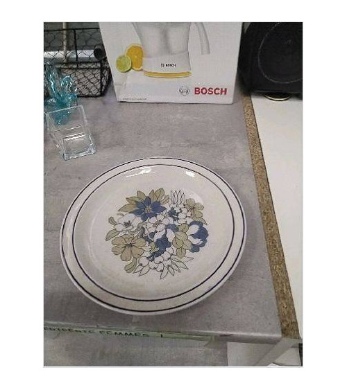 ASSIETTE DECO GRES 