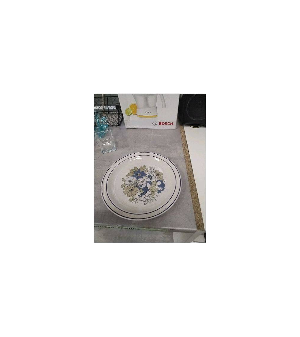 ASSIETTE DECO GRES 