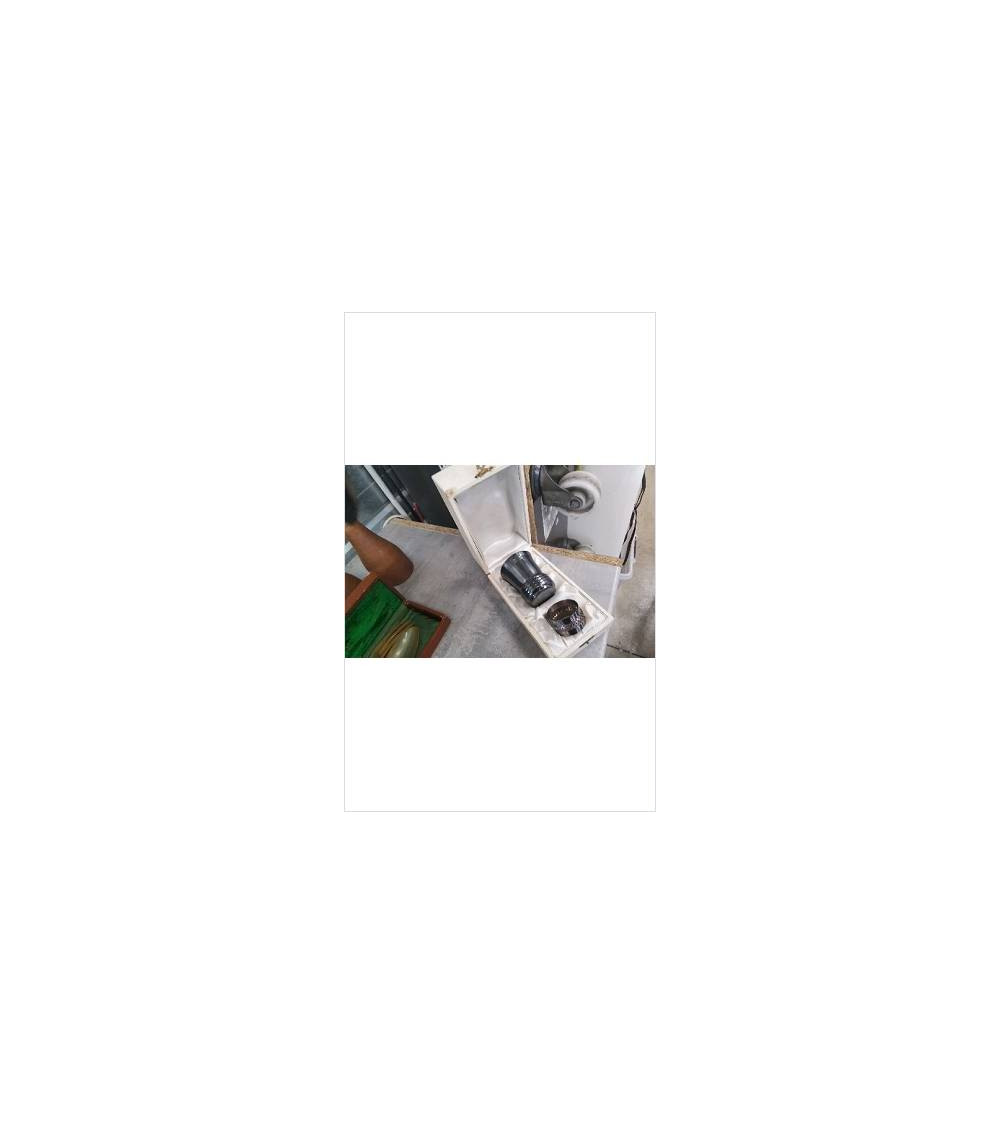 TIMBALE + ROND SERVIETTES METAL ARGENTE