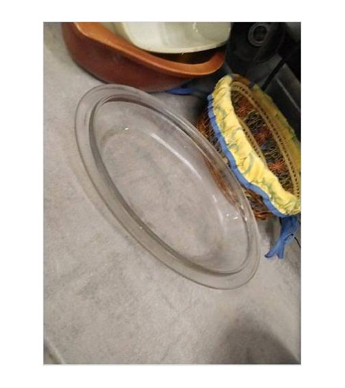 PLAT OVALE VERRE 