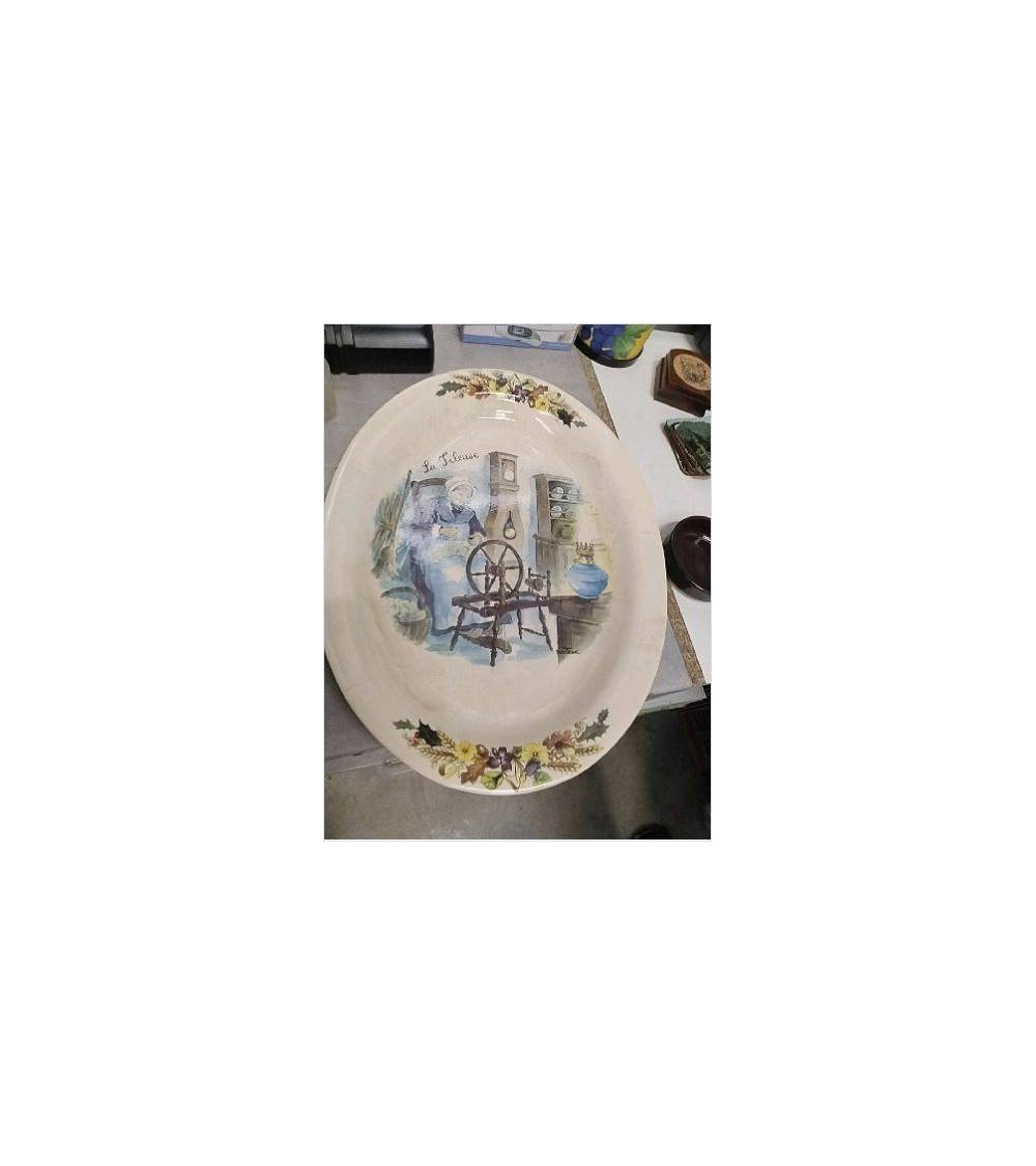 PLAT OVALE GM LA FILEUSE 