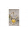 LUSTRE VERRE ET TOURNESOLS 