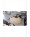 LUSTRE ROND  FER VERRE 