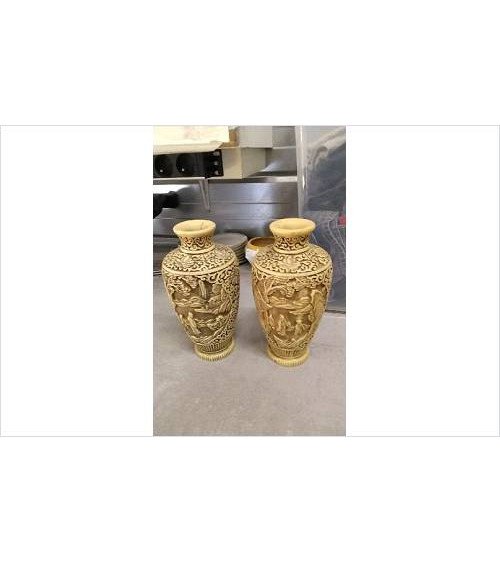 VASE ASIATIQUE RESINE
