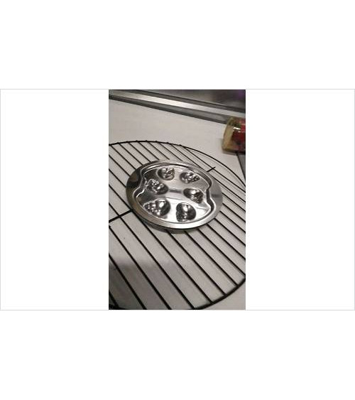 PLATS A ESCARGOTS INOX X3 