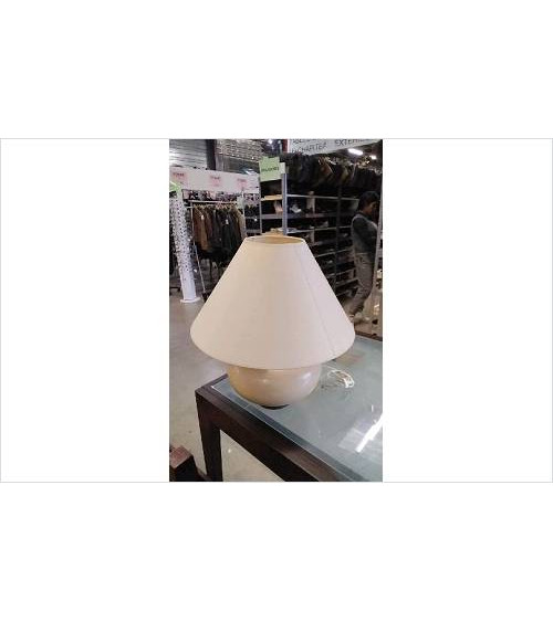 LAMPE PIED GALET CLAIR