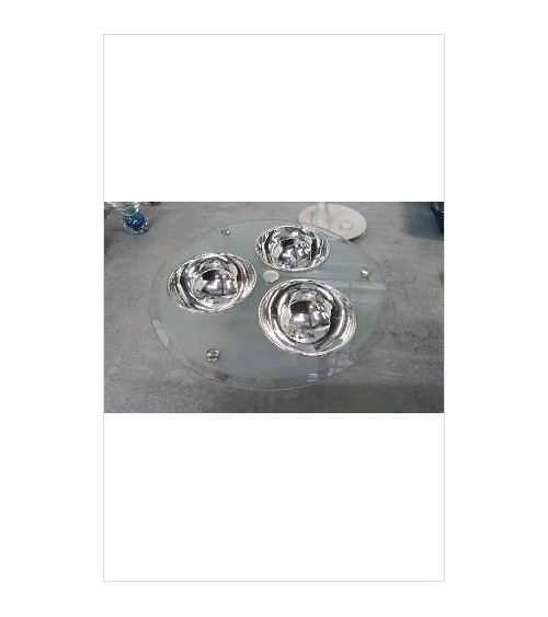 PLAT ROND 3 COMPARTIMENTS 