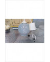 SUSPENSION VERRE BLEUE 