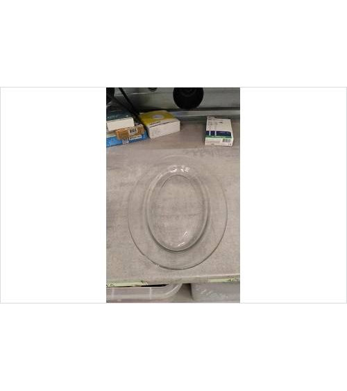 PLAT OVALE VERRE