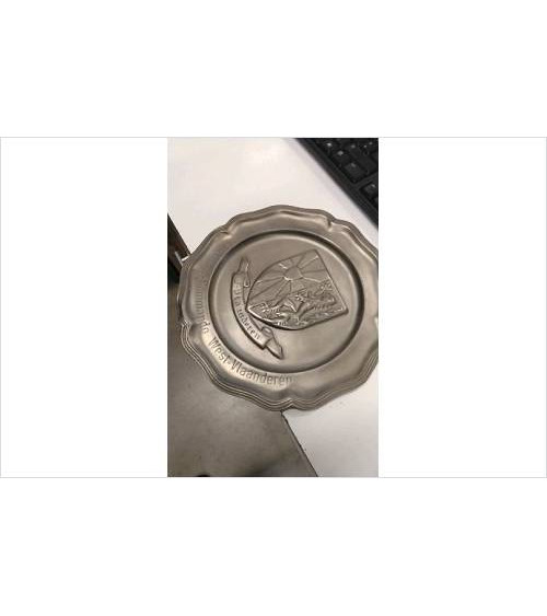 ASSIETTE DECO ETAIN