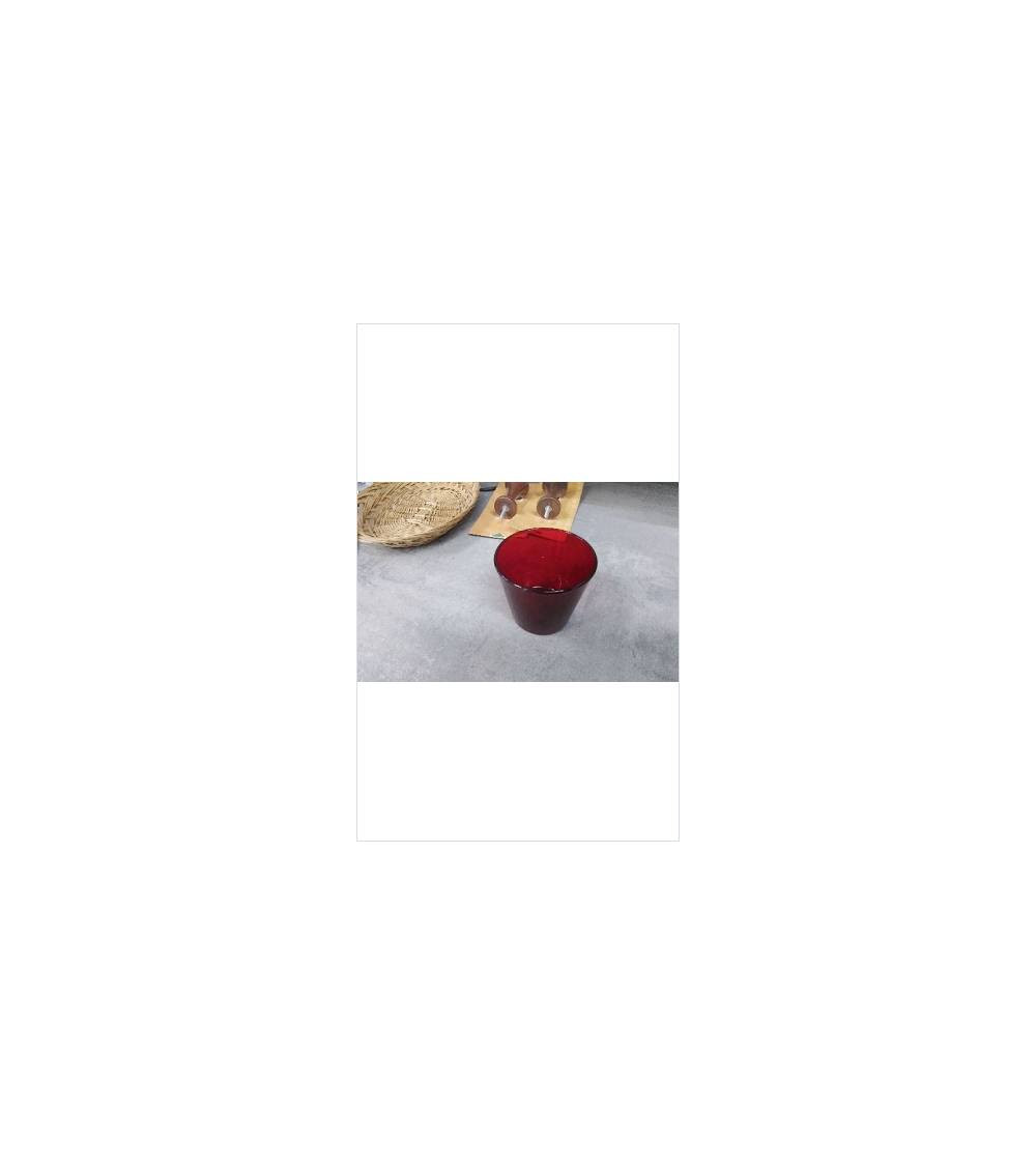PHOTOPHORE VERRE ROUGE 