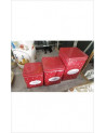 BOITE ROUGE METAL LE LOT
