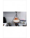 LUSTRE BOIS ET VERRE 