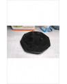 ASSIETTES NOIRES X4 
