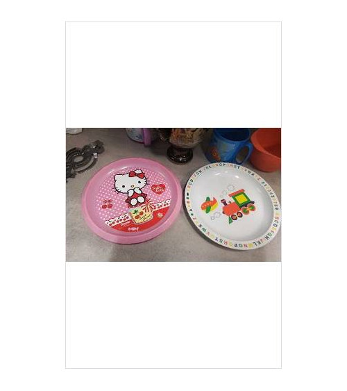 ASSIETTE PLASTIQUE ENFANT