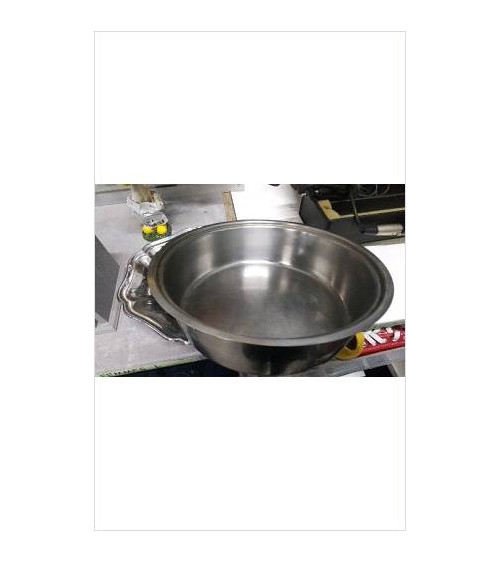 PLAT CREUX ROND INOX 