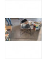 CHAISE BASSE METAL