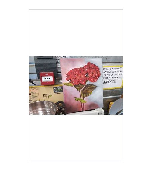 TOILE BOUQUET ROUGE 