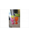 VERRE A PIED PLASTIQUE COULEUR LE LOT