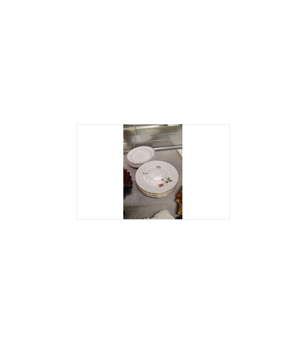 ASSIETTE BORD DOREE LE LOT 