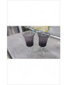 VERRE A PIED VIOLET LA PAIRE