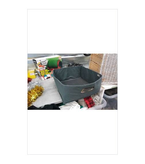 RANGEMENT TISSU GRIS 