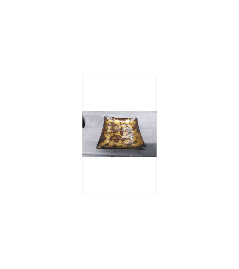 COUPELLE CARREE MARRON DOREE PM 