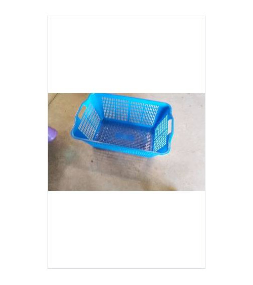PANIERE A LINGE BLEUE 