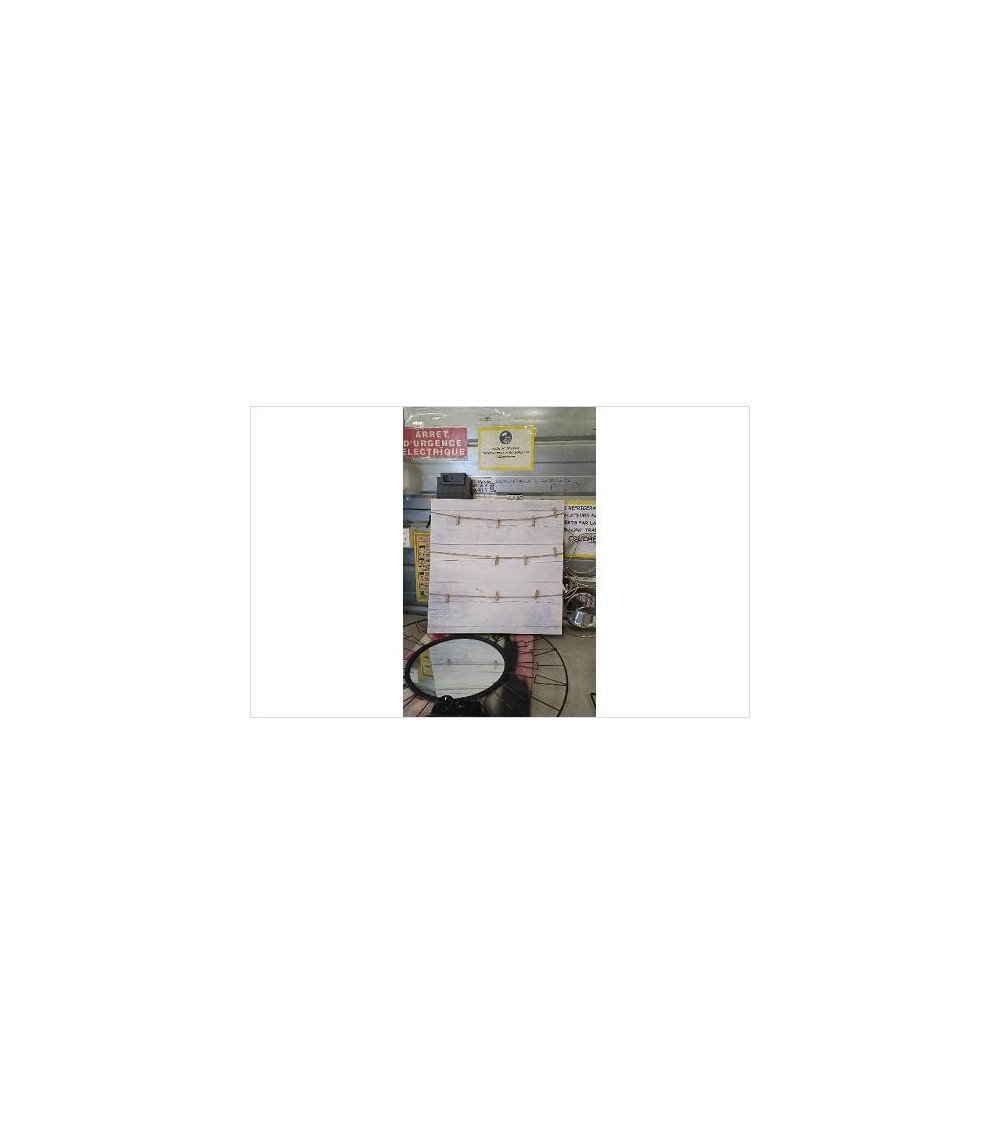 TOILE PORTE PHOTO + PINCES